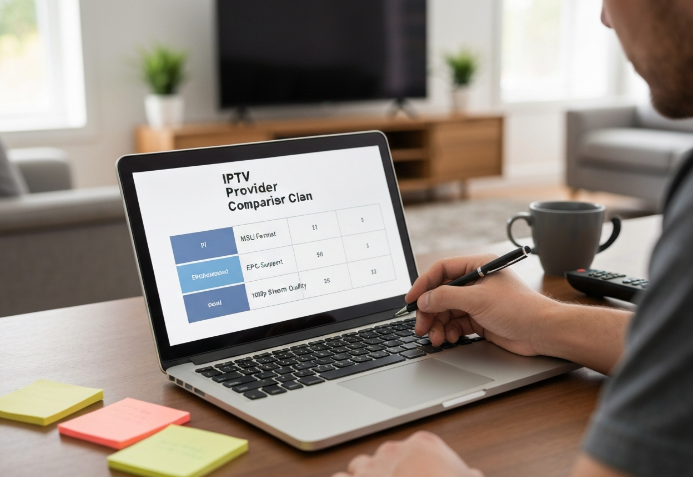 Choosing IPTV Providers (Checklist Comparison Scene).png
